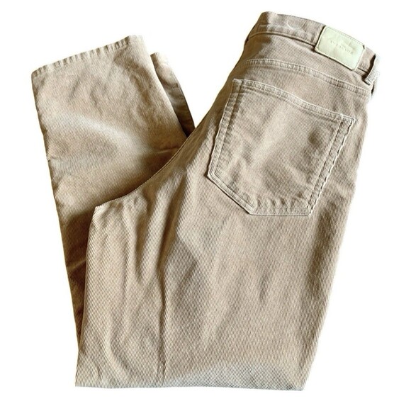 Everlane Baby Cord Cheeky Crop Soft Blush Peach Corduroy Stretch Pants Women 32 - Picture 3 of 10